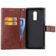Mobigear Clover OnePlus 6T Hoesje Bookcase Portemonnee - Bruin