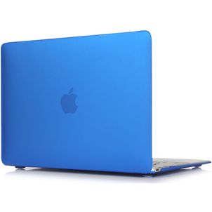 Mobigear Matte MacBook 12 Inch (2015-2017) Hoes Hardshell Laptopcover MacBook Case - Donkerblauw - Model A1534