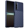 Mobigear Groove Sony Xperia 5 IV Hoesje Flexibel TPU Backcover - Blauw