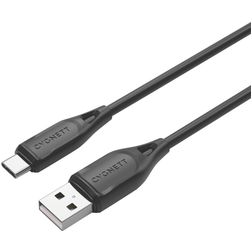 Cygnett Essentials USB-A naar USB-C Kabel 1 Meter - Zwart