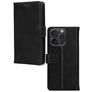 Mobilize Wallet iPhone 15 Pro Hoesje Echt Leer Bookcase Portemonnee - Zwart