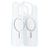 Otterbox React Doorzichtig iPhone 16 Pro Max MagSafe Hoesje Hardcase Backcover Shockproof - Transparant