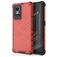 Mobigear Honeycomb Realme GT Neo 3 Hoesje Hardcase Backcover Shockproof - Rood