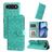 Mobigear Sunflower iPhone Air Hoesje Bookcase Portemonnee - Groen