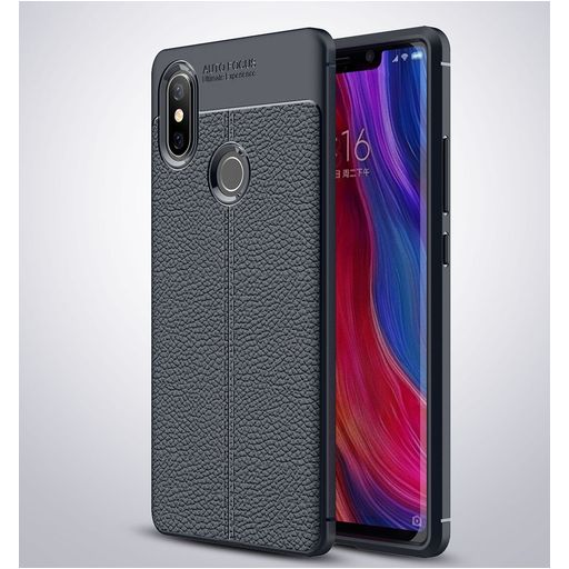 Mobigear Luxury Xiaomi Mi 8 SE Hoesje Flexibel TPU Backcover - Marineblauw