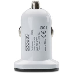 Xccess Dual USB Autolader 2.1A - Wit