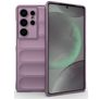 Mobigear Bumpy Samsung Galaxy S25 Ultra Hoesje Flexibel TPU Backcover - Paars
