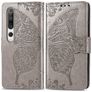 Mobigear Butterfly Xiaomi Mi 10 Hoesje Bookcase Portemonnee - Grijs
