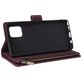 Mobigear Zipper Samsung Galaxy Note 10 Lite Hoesje Bookcase Portemonnee - Rood