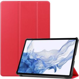 Mobigear Tri-Fold Samsung Galaxy Tab S9 Hoes Bookcase - Rood