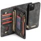 Caseme 008 iPhone 11 Pro Max Hoesje Uitneembare 2in1 Bookcase Portemonnee - Zwart