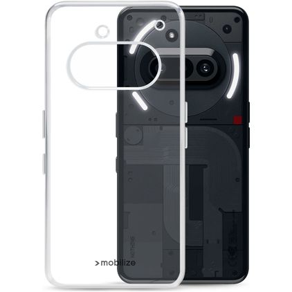 Mobilize Gelly Doorzichtig Nothing Phone (3a) Hoesje Flexibel TPU Backcover - Transparant