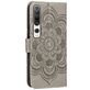 Mobigear Mandala Xiaomi Mi 10 Hoesje Bookcase Portemonnee - Grijs