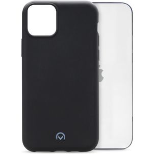 Mobilize Rubber Gelly iPhone 12 Pro Max Hoesje Flexibel TPU Backcover - Matt Black