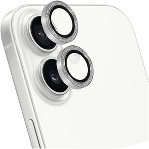 Mobiparts iPhone 17 Glazen Camera Lens Protector - Case Friendly - Zilver