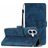 Mobigear Butterfly iPhone 17 Hoesje Bookcase Portemonnee - Blauw