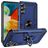 Mobigear Armor Ring Samsung Galaxy A24 Hoesje Hardcase Backcover Shockproof met Ringhouder - Blauw