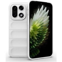 Mobigear Bumpy OnePlus 15 Hoesje Flexibel TPU Backcover - Wit