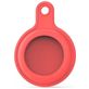 Mobigear Keychain Apple AirTag Hoesje Flexibel Siliconen Sleutelhanger - Rood