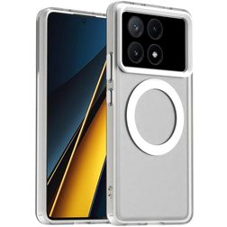 Mobigear Shockproof POCO X6 Pro MagSafe Hoesje Hardcase Backcover - Wit