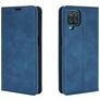 Mobigear Retro Slim Samsung Galaxy A12 Hoesje Bookcase Portemonnee - Blauw