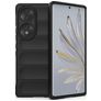 Mobigear Bumpy HONOR 70 Hoesje Flexibel TPU Backcover - Zwart