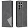 Mobigear Rhombus Slim Samsung Galaxy S25 Ultra Hoesje Bookcase - Zwart
