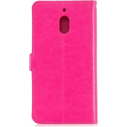 Mobigear Wallet Nokia 2.1 Hoesje Bookcase Portemonnee - Roze