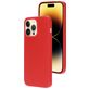 Mobiparts iPhone 14 Pro Max Siliconen Hoesje Backcover - Scarlet Red
