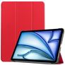Mobigear Tri-Fold iPad Air 13 Inch (2024) Hoes Bookcase - Rood