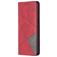 Mobigear Rhombus Slim OPPO Reno 4 Hoesje Bookcase - Rood