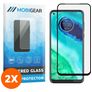 Mobigear Premium Motorola Moto G8 Glazen Screenprotector - Case Friendly - Zwart (2-Pack)