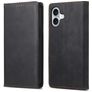 Mobigear Wallet iPhone 16 Hoesje Bookcase Portemonnee - Zwart