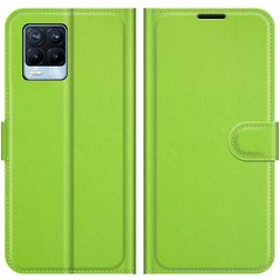 Mobigear Classic Realme 8 Hoesje Bookcase Portemonnee - Groen