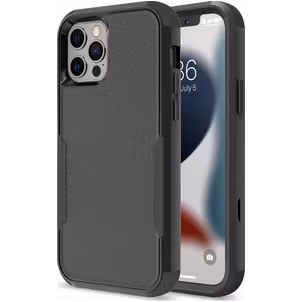 Mobigear Ultra Tough iPhone 14 Pro Max Hoesje Hardcase Backcover Shockproof - Zwart