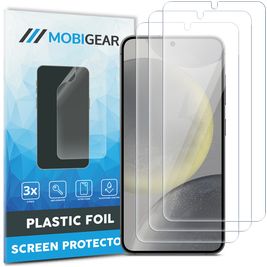 Mobigear Samsung Galaxy S25 Plus Screenprotector Folie - Case Friendly (3-Pack)