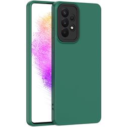Mobigear Colors Samsung Galaxy A73 Hoesje Flexibel TPU Backcover - Groen