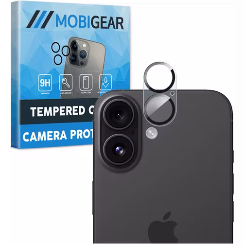 Mobigear iPhone 17 Glazen Camera Protector - Case Friendly