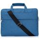 Mobigear Denim Zipper Laptop Schoudertas 13 - 14 inch Laptoptas - Blauw