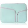 Mobigear Double Zipper Neopreen Laptop Sleeve 12 inch Laptop hoes - Groen
