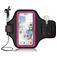 Mobigear Go Active Telefoonhouder Hardlopen Realme 9 4G Sport Hoesje Neopreen Sportarmband - Roze