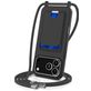 Mobigear Lanyard Card iPhone 17 Pro Siliconen Hoesje met koord en Pasjeshouder - Zwart