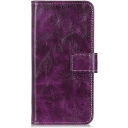 Mobigear Basic OPPO Reno 4 5G Hoesje Bookcase Portemonnee - Paars