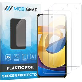 Mobigear POCO X4 Pro 5G Screenprotector Folie - Case Friendly (3-Pack)