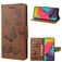 Mobigear Butterfly Samsung Galaxy M53 Hoesje Bookcase Portemonnee - Bruin