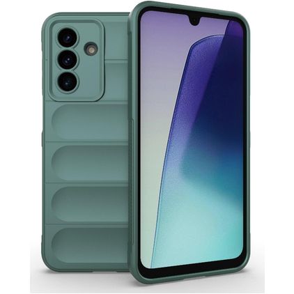 Mobigear Bumpy Samsung Galaxy A17 Hoesje Flexibel TPU Backcover - Groen