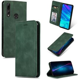 Mobigear Retro Slim Huawei P Smart Plus (2019) Hoesje Bookcase - Groen