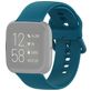 Mobigear Sport Buckle Siliconen Fitbit Versa Lite Bandje Gespsluiting - Groen
