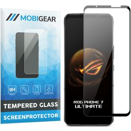 Mobigear Premium ASUS ROG Phone 7 Glazen Screenprotector - Case Friendly - Zwart