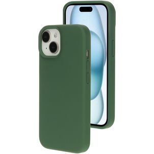 Mobiparts iPhone 15 Siliconen Hoesje Backcover - Forest Green